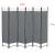 Paravan Saragossa DG240 gri inchis pliabil 171 x 240 cm [en.casa] HausGarden Leisure