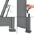 Paravan solar Canada lateral retractabil 180 x 300 cm gri medium [pro.tec] HausGarden Leisure