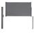 Paravan solar Canada lateral retractabil 180 x 300 cm gri medium [pro.tec] HausGarden Leisure