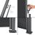 Paravan solar Canada lateral retractabil 180 x 300 cm negru [pro.tec] HausGarden Leisure