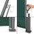 Paravan solar Canada lateral retractabil 160 x 300 cm verde inchis [pro.tec] HausGarden Leisure