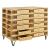 [en.casa]® Sertar pentru mobilier paleti - depozitare practica pentru mobilier unic  - 9,5x37,5x44,5cm - cu sine - efect lemn HausGarden Leisure