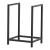 Suport lemne de foc Torsas 40 x 30 x 50 cm otel negru [en.casa] HausGarden Leisure