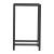 Suport lemne de foc Torsas 40 x 30 x 50 cm otel negru [en.casa] HausGarden Leisure
