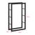 Suport lemne de foc Taby 60 x 25 x 100 cm otel negru [en.casa] HausGarden Leisure