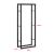 Suport lemne de foc Taby 60 x 25 x 150 cm otel negru [en.casa] HausGarden Leisure