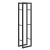 Suport lemne de foc Taby 40 x 25 x 150 cm otel negru [en.casa] HausGarden Leisure