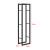 Suport lemne de foc Taby 40 x 25 x 150 cm otel negru [en.casa] HausGarden Leisure