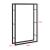 Suport lemne de foc Taby 100 x 25 x 150 cm otel negru [en.casa] HausGarden Leisure