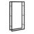Suport lemne de foc Taby 80 x 25 x 150 cm otel negru [en.casa] HausGarden Leisure