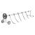 Derulator prelata piscina Amorgo 630 cm [en.casa] HausGarden Leisure