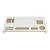 Suport monitor Tjele 54x30x7 cm mdf alb culoarea lemnului [en.casa] HausGarden Leisure