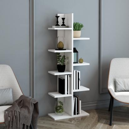 Standregal Rødekro Weiß [en.casa] HausGarden Leisure