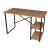 Schreibtisch Nittedal mit Regal 120x60x75cm Eichenoptik [en.casa] HausGarden Leisure