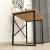 Birou Tjeldsund metal pal antracit stejar [en.casa] HausGarden Leisure