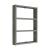 Raft Lappajarvi 60x43x9cm pal cu 3 polite depozitare efect beton [en.casa] HausGarden Leisure