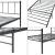 Pat metalic Viena cu saltea 90 x 200 cm negru [en.casa] HausGarden Leisure