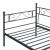 Pat metalic KeravaS otel sinterizat 200 Kg negru mat [en.casa] HausGarden Leisure