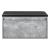 Banca cu sertar pentru pantofi Degerfors BS 80 x 39 x 45 cm PAL gri beton/negru [en.casa] HausGarden Leisure