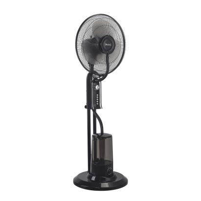 Ventilator cu Pulverizare Vapori de Apa si Umidificare, Negru, Putere 75W, Diametru 40cm, 3 Viteze