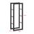 Suport lemne de foc Taby 40 x 25 x 100 cm otel negru [en.casa] HausGarden Leisure