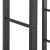 Suport lemne de foc Taby 80 x 25 x 100 cm otel negru [en.casa] HausGarden Leisure