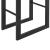 Suport lemne de foc Taby 80 x 25 x 100 cm otel negru [en.casa] HausGarden Leisure