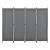 Paravan MT gri medium 215 x 170 cm [pro.tec] HausGarden Leisure