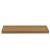 [en.casa]®  Raft de perete cu suport pentru chei AAWN-7306, 80 x 23,5 x 5 cm, placa MDF, invelita in folie PVC, culoarea lemnului de nuc HausGarden Leisure