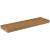 [en.casa]®  Raft de perete cu suport pentru chei AAWN-7306, 80 x 23,5 x 5 cm, placa MDF, invelita in folie PVC, culoarea lemnului de nuc HausGarden Leisure