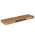 [en.casa]®  Raft de perete cu suport pentru chei AAWN-7306, 80 x 23,5 x 5 cm, placa MDF, invelita in folie PVC, culoarea lemnului de nuc HausGarden Leisure