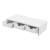 Suport monitor, en.casa, Ruovesi, 12 x 51 x 25 cm, pal, alb cu 3 sertare HausGarden Leisure