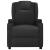 Fotoliu cu ridicare, negru, piele ecologică GartenMobel Dekor