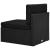Set mobilier de grădină, 4 piese, negru, poliratan GartenMobel Dekor