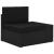 Set mobilier de grădină, 4 piese, negru, poliratan GartenMobel Dekor