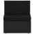 Set mobilier de grădină, 4 piese, negru, poliratan GartenMobel Dekor