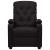 Fotoliu rabatabil electric, negru, piele ecologică GartenMobel Dekor