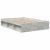 Cadru de pat dublu, gri beton, 135x190 cm GartenMobel Dekor