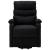 Fotoliu cu ridicare, negru, material textil GartenMobel Dekor
