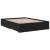 Cadru de pat cu sertare, negru, 120x200 cm, lemn prelucrat GartenMobel Dekor