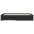 Cadru de pat cu sertare, negru, 135x190 cm, lemn prelucrat GartenMobel Dekor
