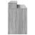 Birou cu lumini LED, gri sonoma, 120x55x91 cm, lemn prelucrat GartenMobel Dekor
