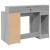 Birou cu lumini LED, gri sonoma, 120x55x91 cm, lemn prelucrat GartenMobel Dekor