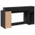 Birou cu lumini LED, negru, 160x55x91 cm, lemn prelucrat GartenMobel Dekor