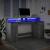 Birou cu lumini LED, gri sonoma, 160x55x91 cm, lemn prelucrat GartenMobel Dekor