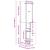 Dulap de farmacie, stejar maro, 30x41x174,5 cm, lemn prelucrat GartenMobel Dekor