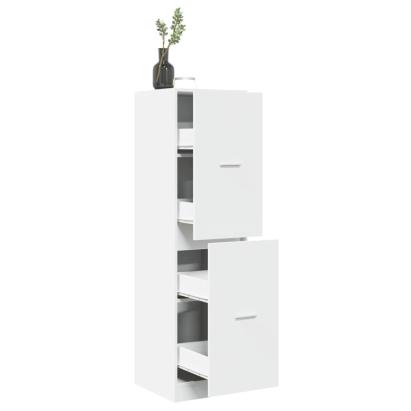 Dulap de farmacie, alb, 40x41x144,5 cm, lemn prelucrat GartenMobel Dekor