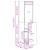 Dulap de farmacie, alb, 40x41x174,5 cm, lemn prelucrat GartenMobel Dekor