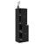 Dulap de farmacie, negru, 40x41x174,5 cm, lemn prelucrat GartenMobel Dekor