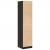 Dulap de farmacie, negru, 40x41x174,5 cm, lemn prelucrat GartenMobel Dekor